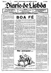 Sexta, 16 de Agosto de 1929 (1ª edição)