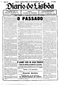 Quinta, 27 de Novembro de 1930 (1ª edição)