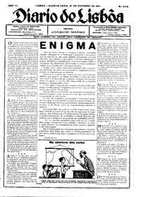 Quarta, 21 de Outubro de 1931 (2ª edição)