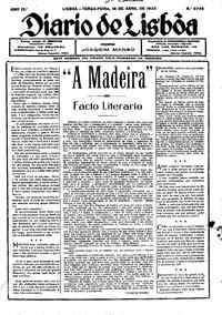 Terça, 18 de Abril de 1933 (1ª edição)
