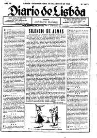 Segunda, 28 de Agosto de 1933 (1ª edição)