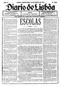 Quinta, 31 de Agosto de 1933 (2ª edição)