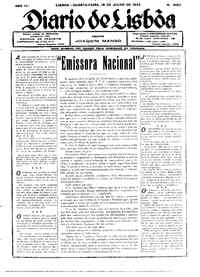 Quarta, 18 de Julho de 1934 (1ª edição)