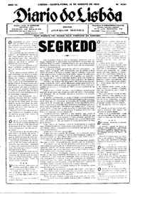 Quinta, 16 de Agosto de 1934 (1ª edição)