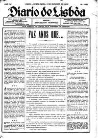 Sexta,  4 de Outubro de 1935 (1ª edição)