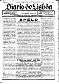 Terça, 12 de Novembro de 1935 (1ª edição)