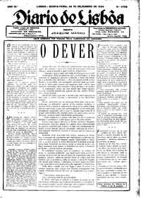 Quinta, 26 de Dezembro de 1935 (1ª edição)