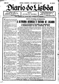 Sábado,  7 de Março de 1936 (1ª edição)