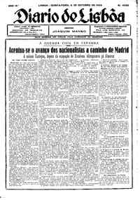 Quinta,  8 de Outubro de 1936