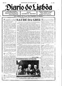 Segunda,  8 de Agosto de 1938 (2ª edição)