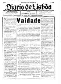Quinta, 11 de Agosto de 1938 (1ª edição)