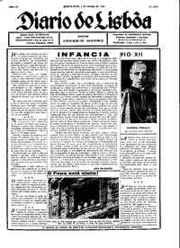 Quinta,  2 de Março de 1939 (1ª edição)