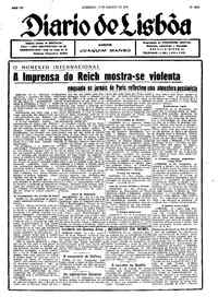Domingo, 13 de Agosto de 1939 (1ª edição)