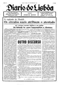 Quinta,  9 de Novembro de 1939 (1ª edição)
