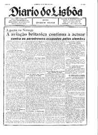 Domingo, 28 de Abril de 1940 (2ª edição)