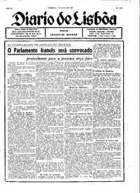 Domingo,  7 de Julho de 1940 (1ª edição)