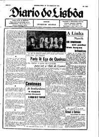 Segunda, 29 de Março de 1943 (1ª edição)