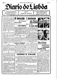 Segunda,  5 de Abril de 1943 (1ª edição)