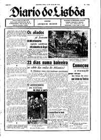Segunda, 10 de Maio de 1943 (1ª edição)