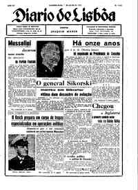 Segunda,  5 de Julho de 1943 (1ª edição)