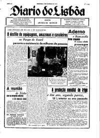 Domingo,  8 de Agosto de 1943 (1ª edição)
