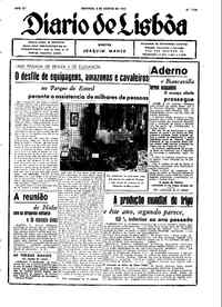 Domingo,  8 de Agosto de 1943 (2ª edição)