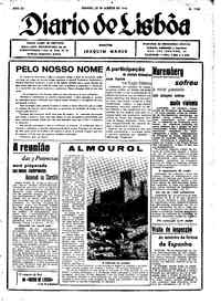 Sábado, 28 de Agosto de 1943 (1ª edição)