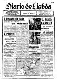 Sexta,  3 de Setembro de 1943 (1ª edição)