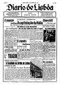 Quinta,  9 de Setembro de 1943 (2ª edição)