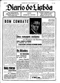 Segunda, 20 de Setembro de 1943 (1ª edição)