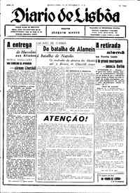Quarta, 22 de Setembro de 1943 (1ª edição)