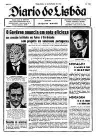 Terça, 12 de Outubro de 1943 (1ª edição)