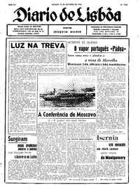 Sábado, 30 de Outubro de 1943 (1ª edição)