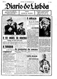 Domingo,  7 de Novembro de 1943 (1ª edição)