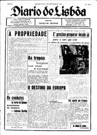 Segunda,  6 de Dezembro de 1943 (1ª edição)