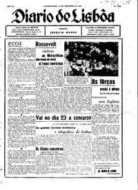 Segunda, 13 de Dezembro de 1943 (2ª edição)