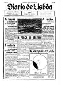 Terça, 25 de Janeiro de 1944 (1ª edição)