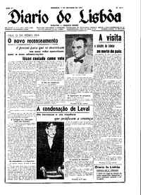 Domingo, 14 de Outubro de 1945 (1ª edição)