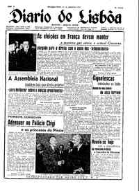 Segunda, 18 de Junho de 1951 (1ª edição)