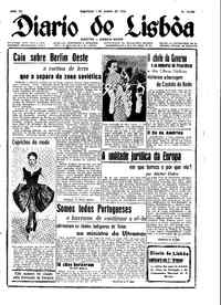 Domingo,  1 de Junho de 1952 (1ª edição)