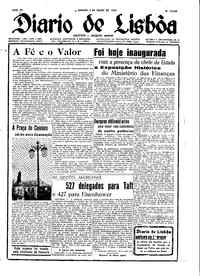 Sábado,  5 de Julho de 1952 (1ª edição)