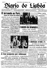 Quinta, 16 de Janeiro de 1958