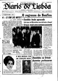 Quinta,  7 de Março de 1968 (3ª edição)
