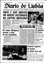 Quinta,  3 de Outubro de 1968 (2ª edição)
