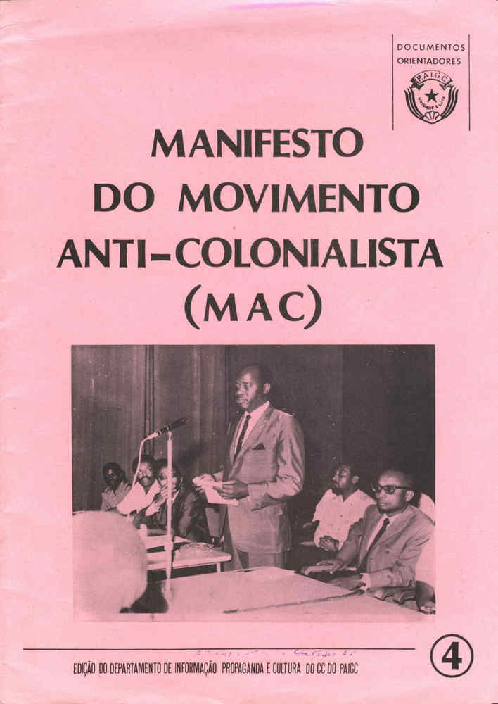 Movimento Anti-Colonialista (MAC) – Manifesto